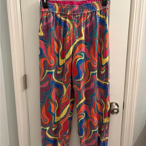 Alden Adair Elton Pants Wonderland Sequin NWT - Picture 2 of 9
